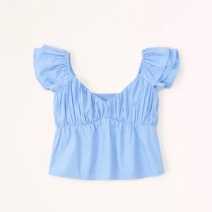 Abercrombie ruffle peplum top - MOVE OUT SALE